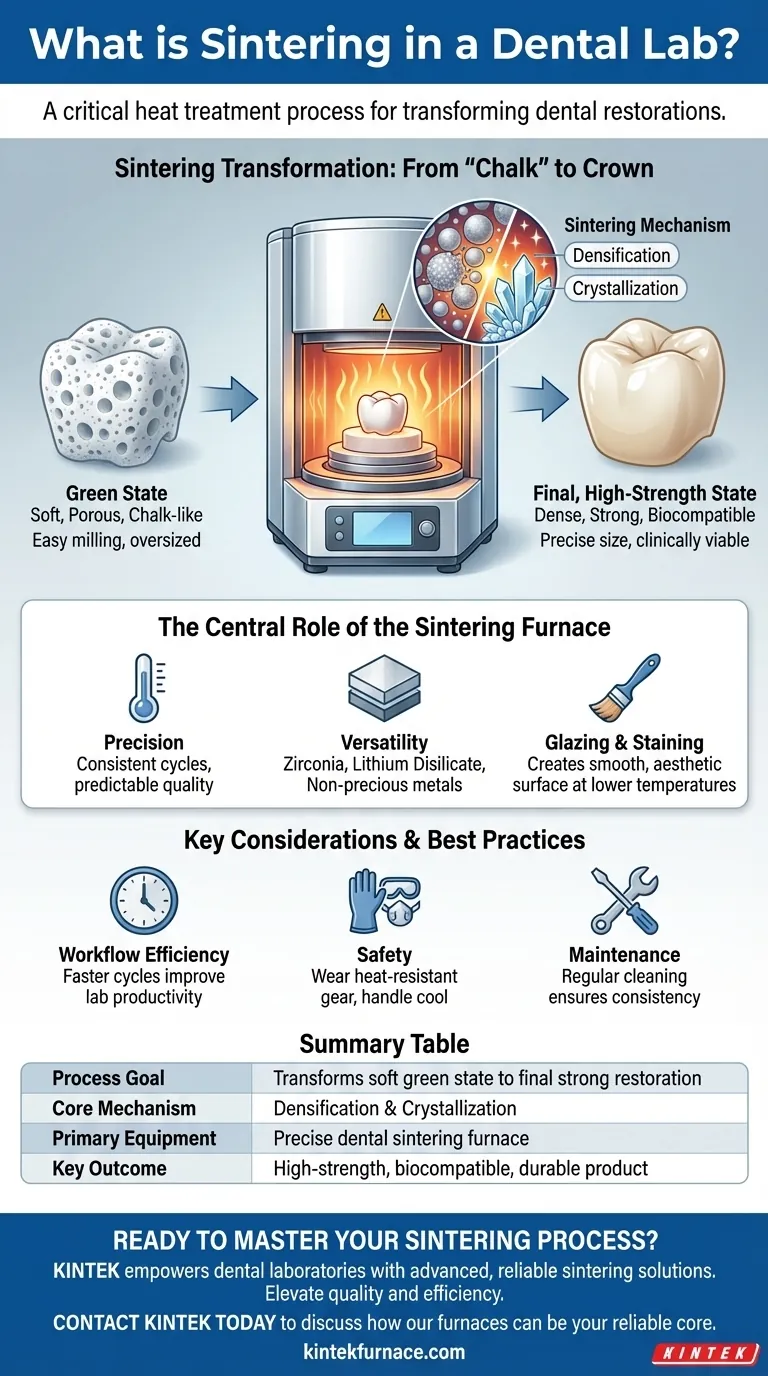 O que é sinterização em um laboratório de prótese dentária? O Passo Essencial para Restaurações Fortes e Duráveis Guia Visual
