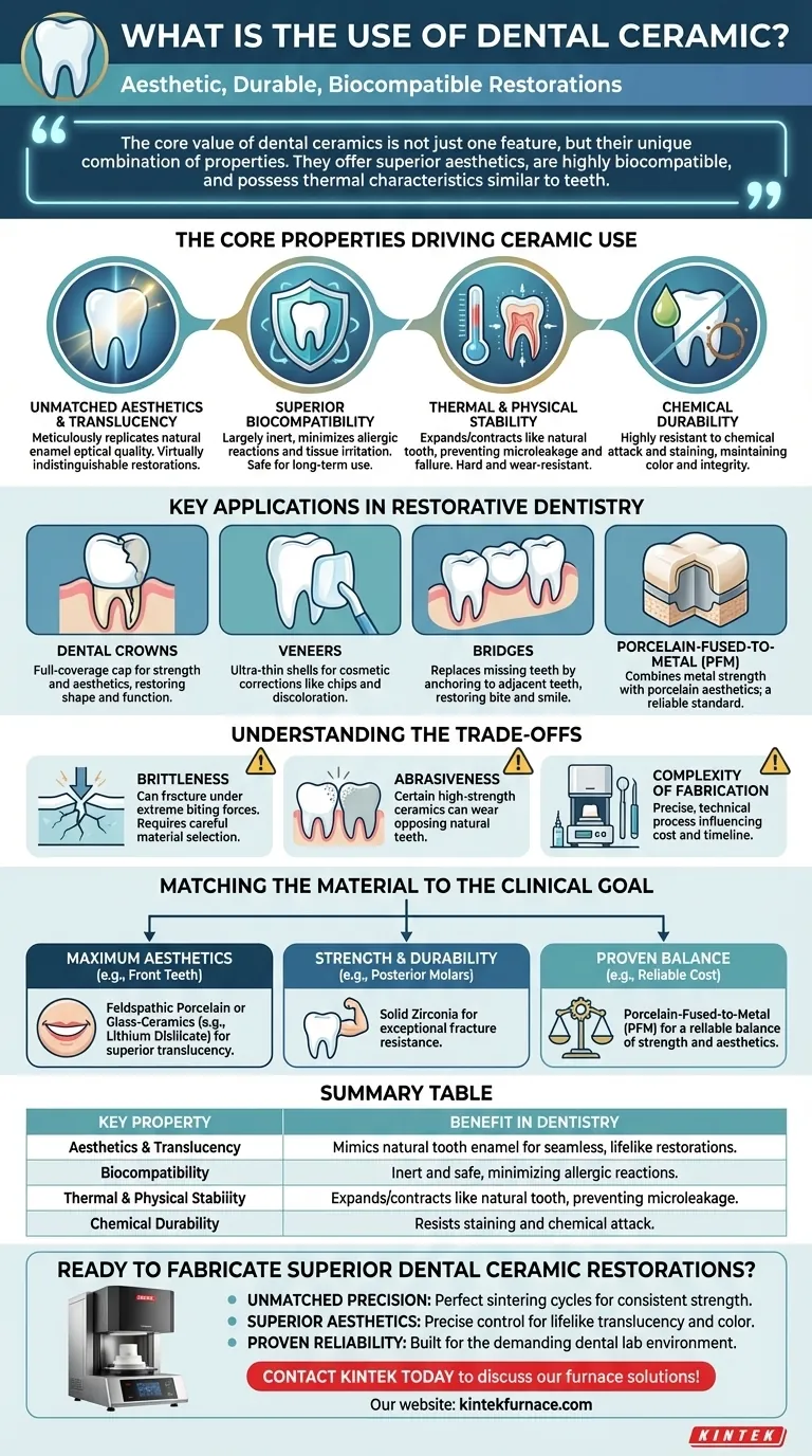 牙科陶瓷的用途是什么？实现逼真、耐用且生物相容性的修复体 图解指南