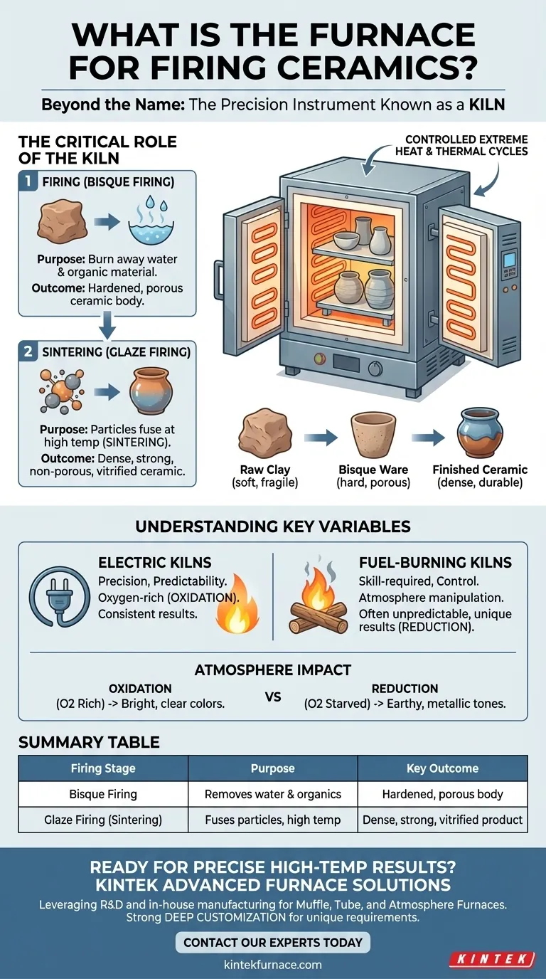 What is the furnace in which ceramics are fired? A Guide to Kilns & the Firing Process Visual Guide