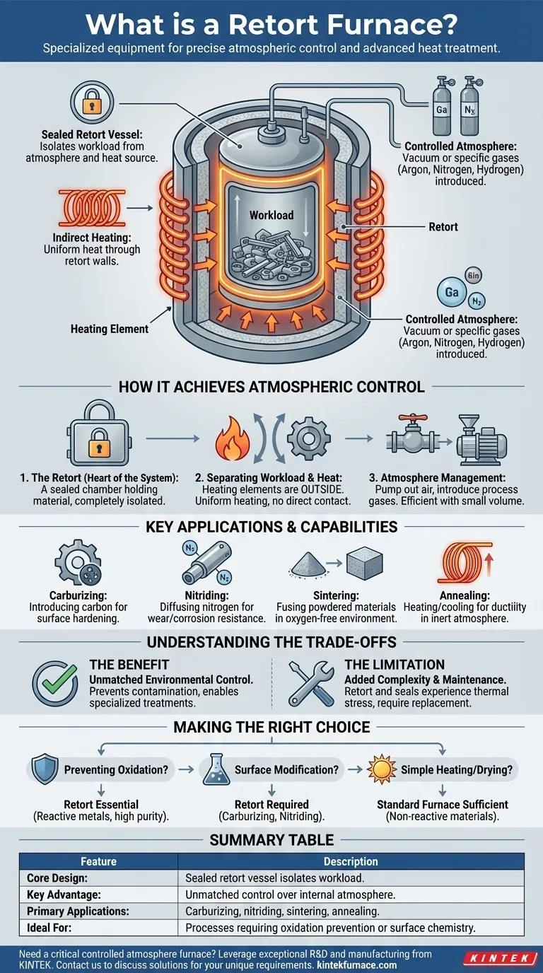 What is a retort furnace? The Ultimate Tool for Controlled Atmosphere Processing Visual Guide