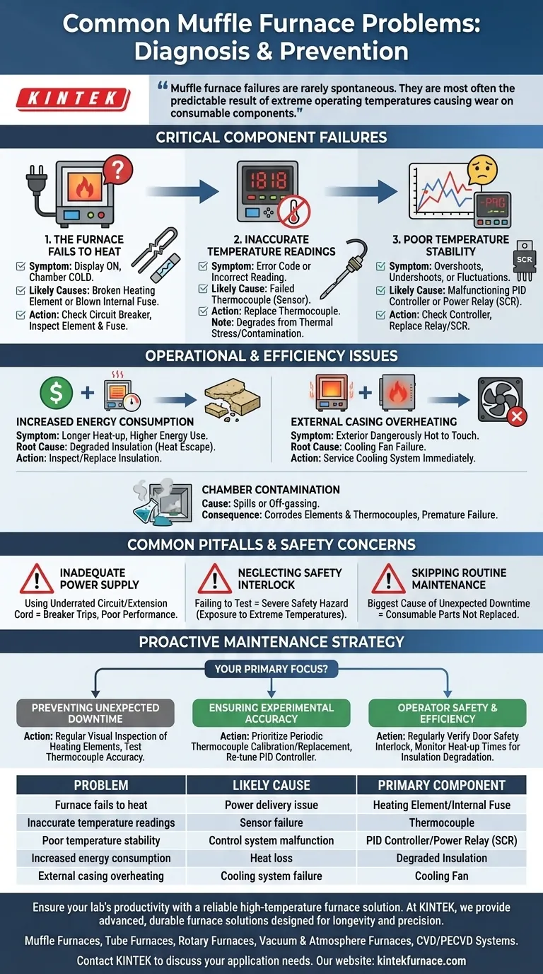 What are the common problems with muffle furnaces? Troubleshoot heating, temperature, and control issues Visual Guide