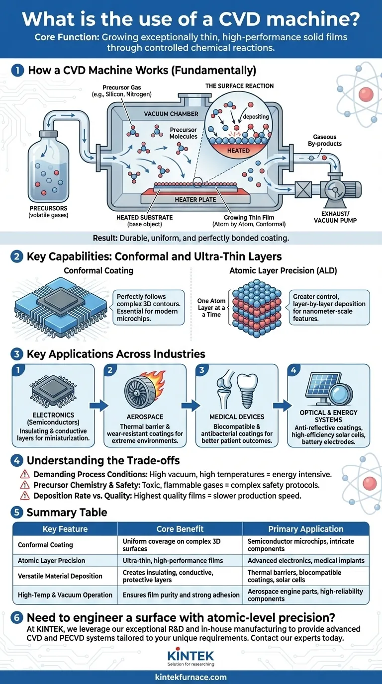 What is the use of CVD machine? Transform Surfaces with Atomic-Level Precision Visual Guide