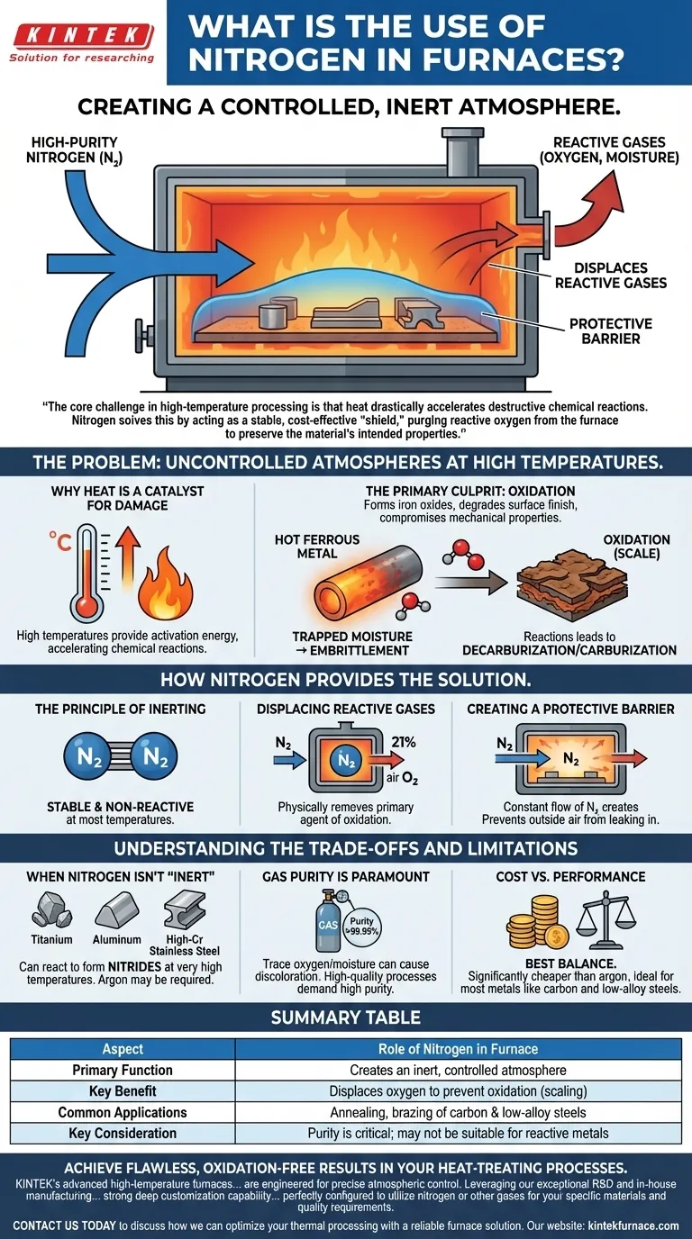 What is the use of nitrogen in furnace? Prevent Oxidation for Superior Heat Treatment Visual Guide