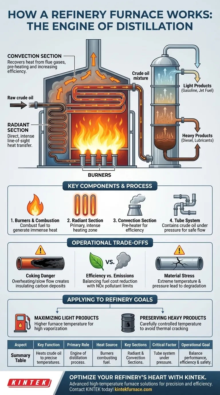Como funciona um forno de refinaria? O Motor da Destilação para Máximo Rendimento de Produto Guia Visual