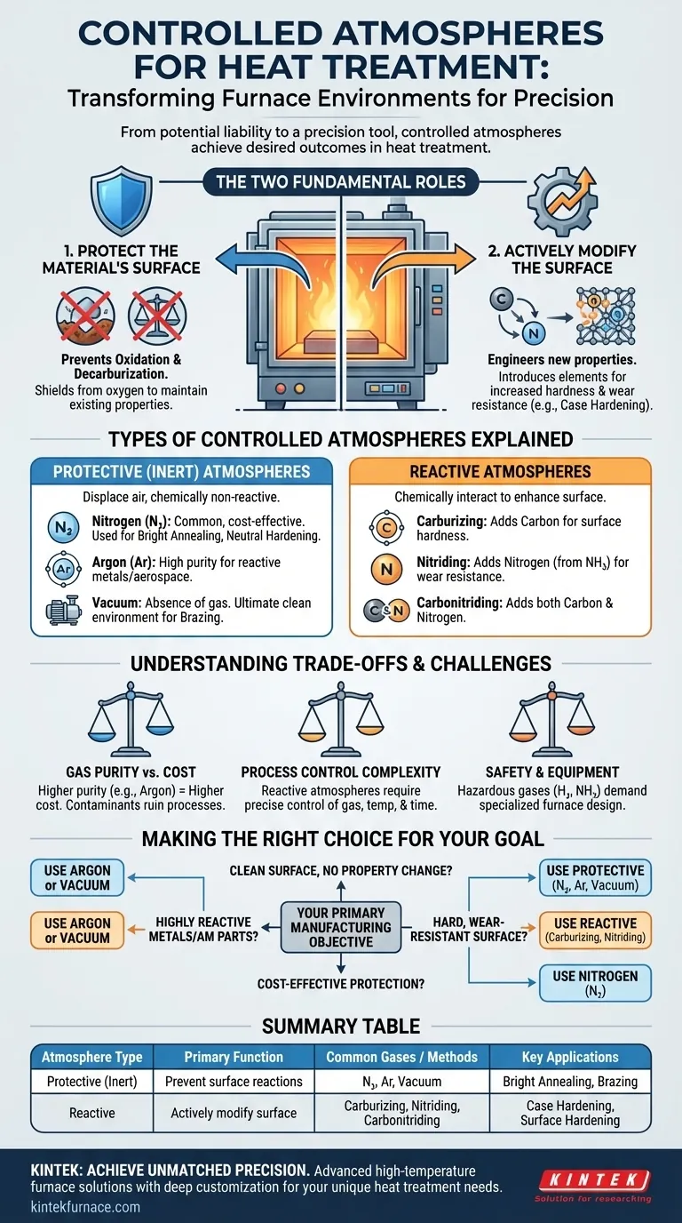 What are the controlled atmospheres for heat treatment? Master the Art of Material Transformation Visual Guide
