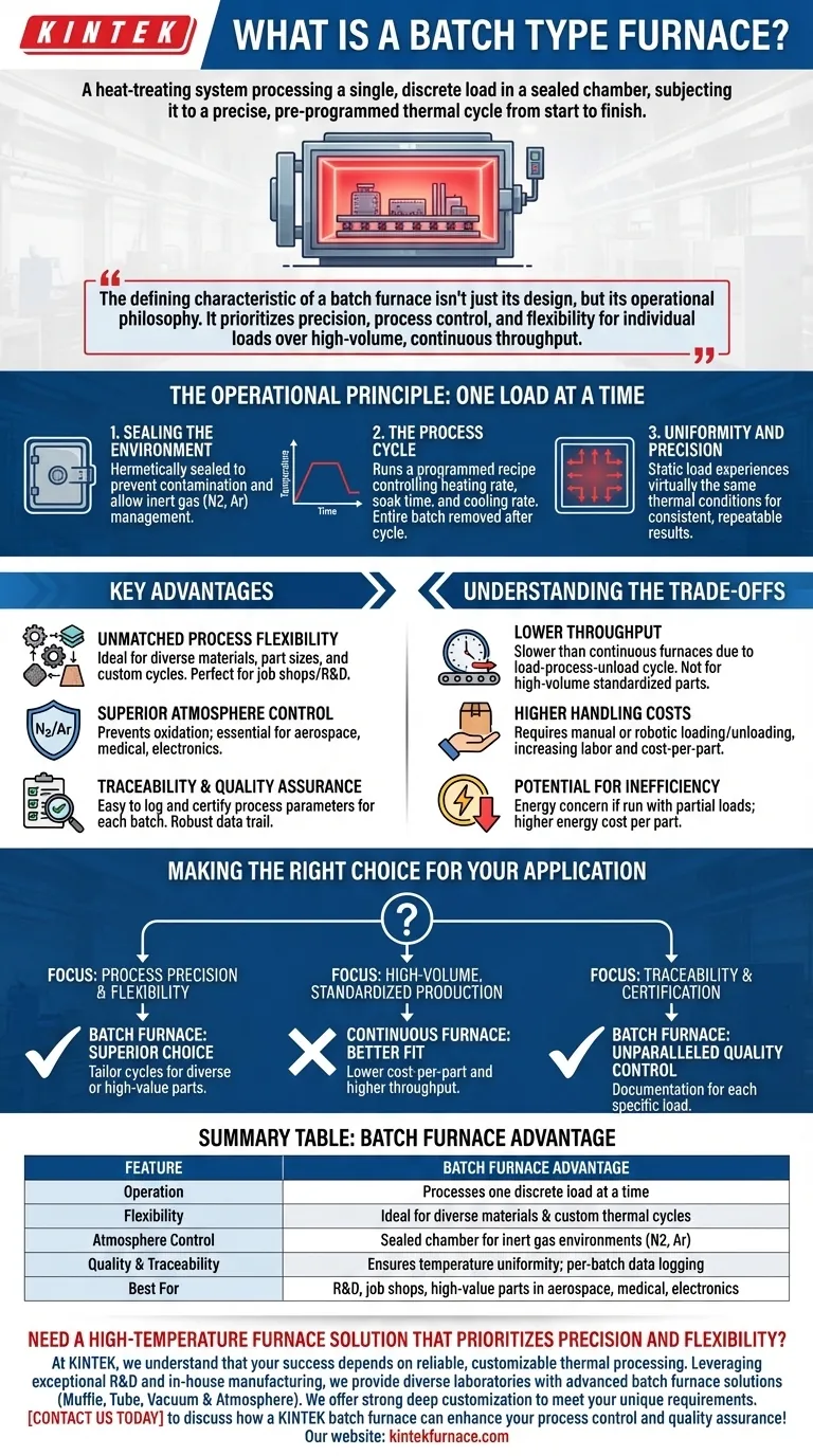 What is a batch type furnace? Master Precision Heat Treatment for Diverse Materials Visual Guide