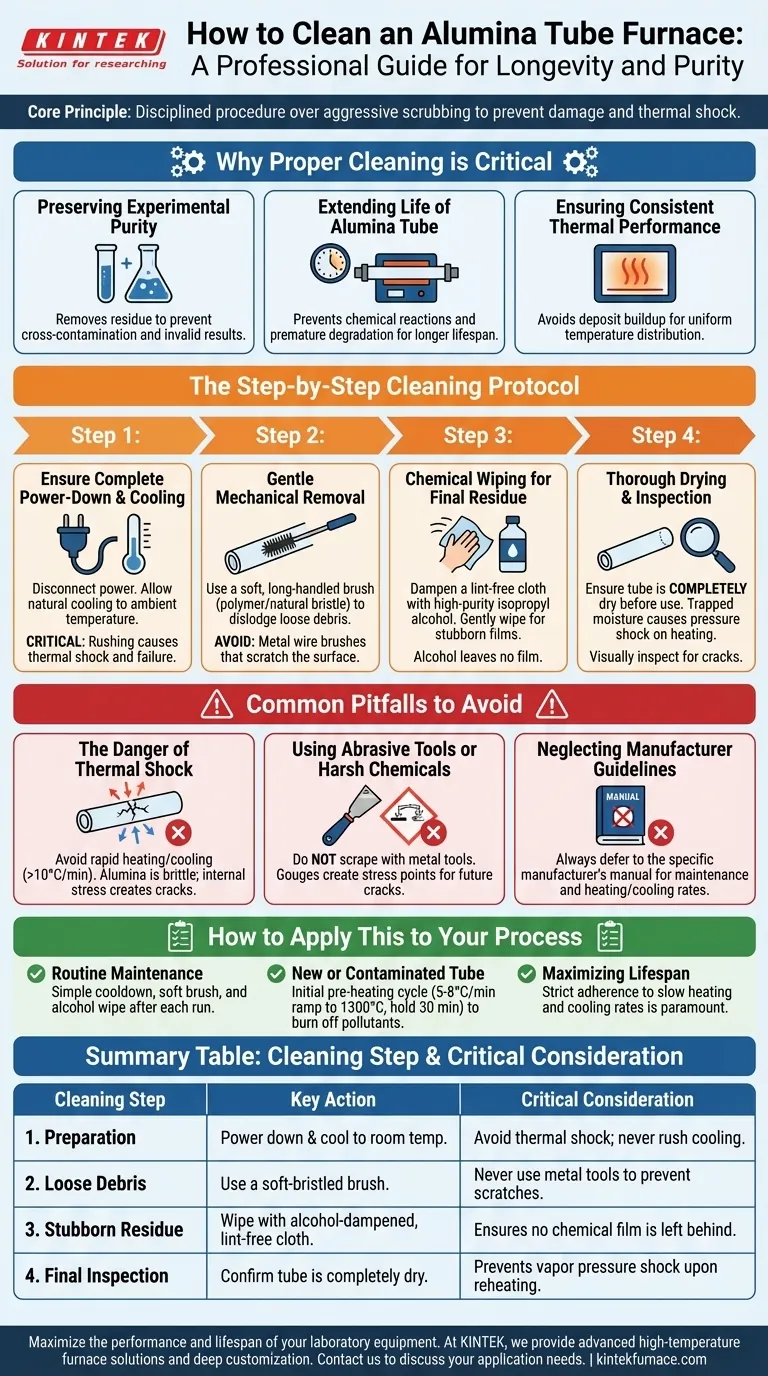 Como limpar um forno tubular de alumina? Garanta o Desempenho Máximo e a Longevidade Guia Visual