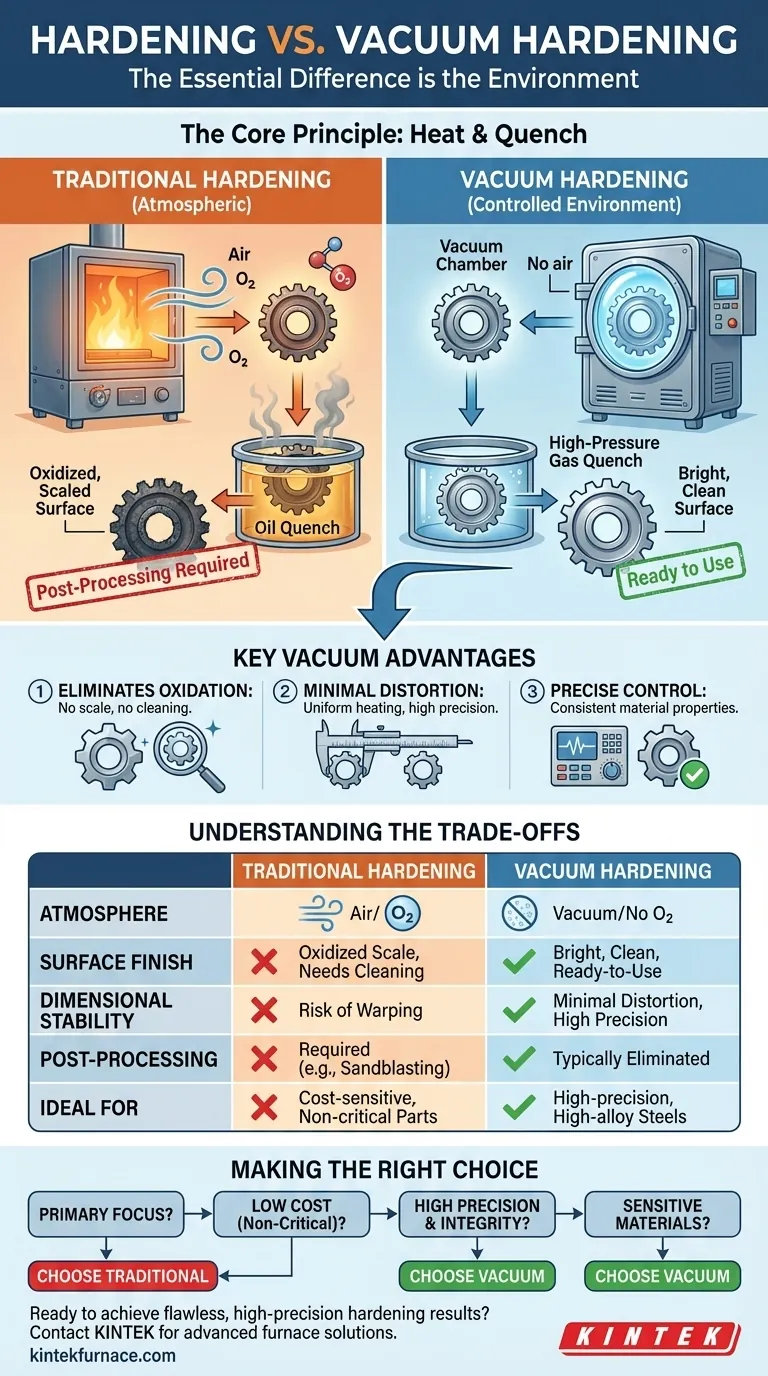 What is the difference between hardening and vacuum hardening? Achieve Superior, Clean Metal Parts Visual Guide