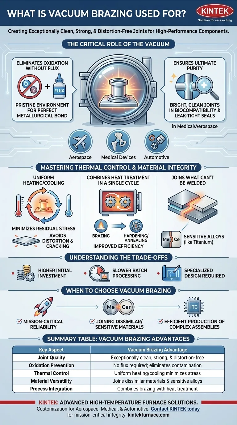 What is vacuum brazing used for? Achieve Clean, Strong, and Distortion-Free Joints Visual Guide