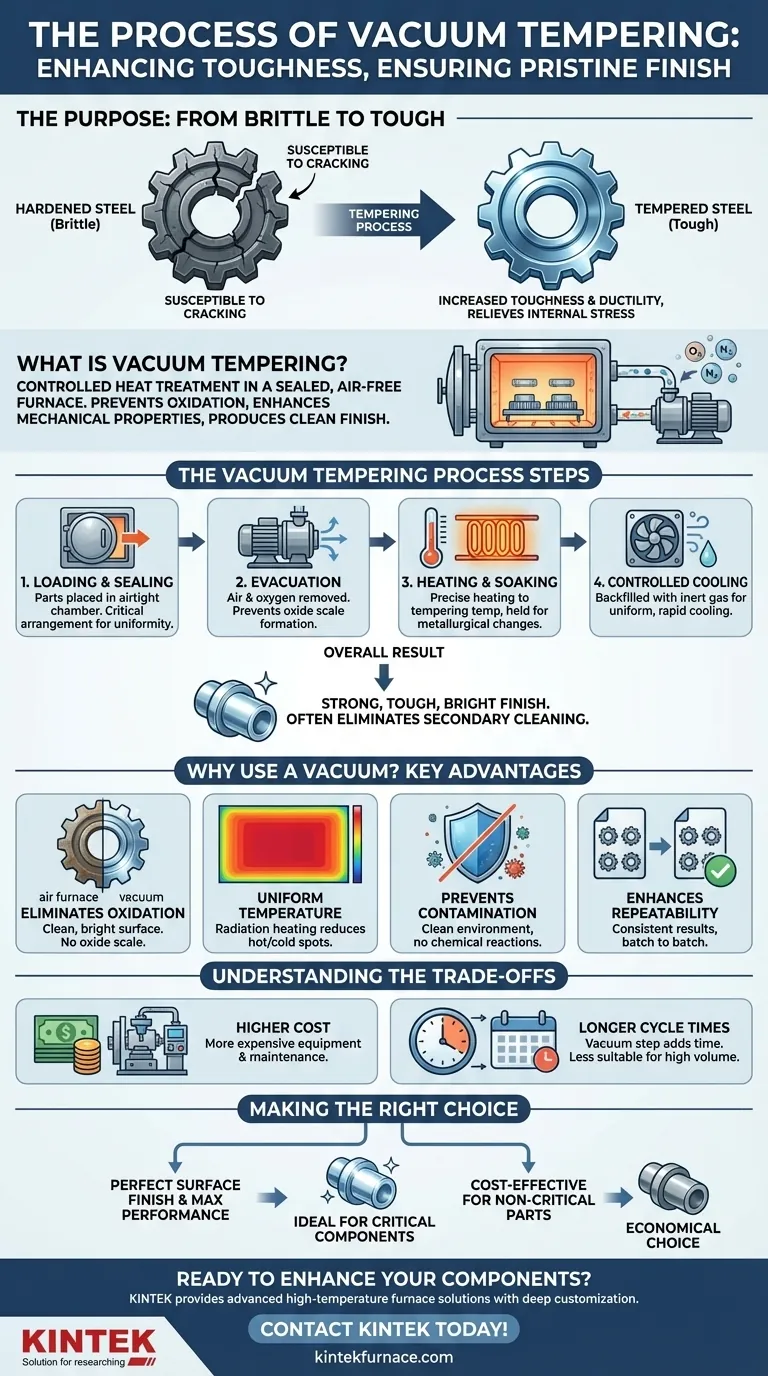 What is the process of vacuum tempering? Achieve Bright, Oxide-Free Parts with Superior Toughness Visual Guide