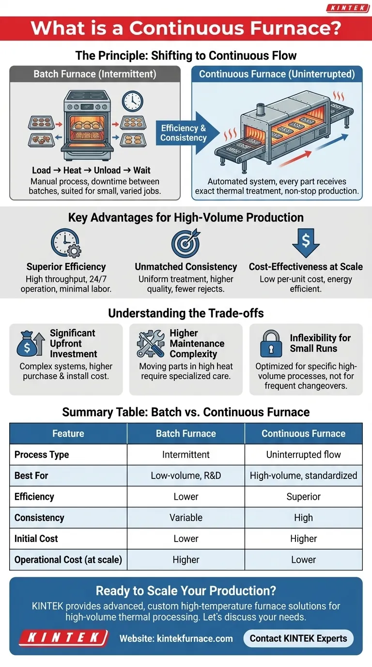 What is a continuous furnace? The High-Volume Solution for Efficient Thermal Processing Visual Guide
