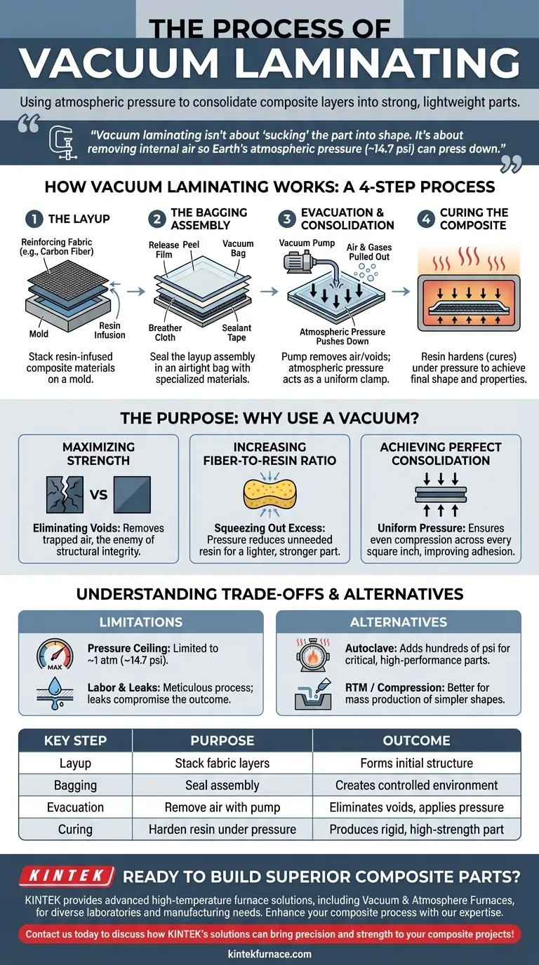 Was ist der Prozess des Vakuumlaminierens? Erstellen Sie starke, leichte Verbundwerkstoffteile Visuelle Anleitung