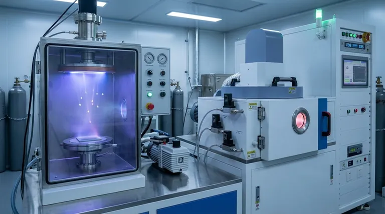 ما هو الفرق بين الرش (Sputtering) والترسيب الكيميائي للبخار المعزز بالبلازما (PECVD)؟ اختر طريقة ترسيب الأغشية الرقيقة المناسبة