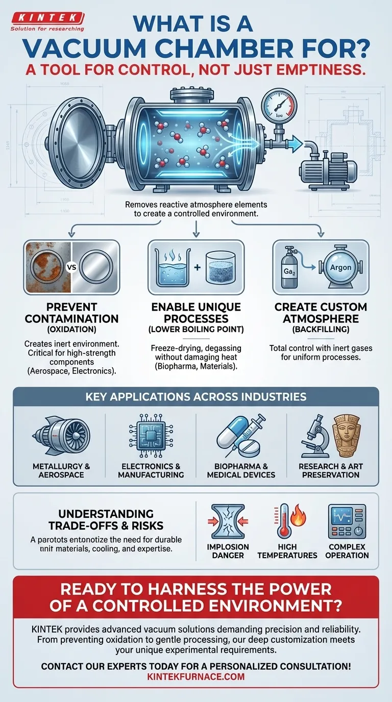 What is a vacuum chamber good for? Mastering Material Processing with Environmental Control Visual Guide
