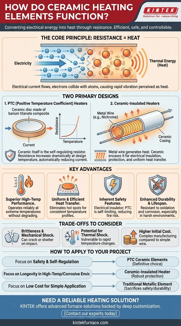 كيف تعمل عناصر التسخين السيراميكية؟ تحقيق حرارة فائقة وآمنة وفعالة دليل مرئي