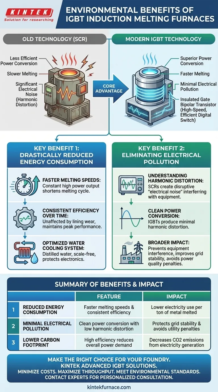 Quais são os benefícios ambientais de usar um forno de fusão por indução IGBT? Aumente a Eficiência e Reduza as Emissões Guia Visual