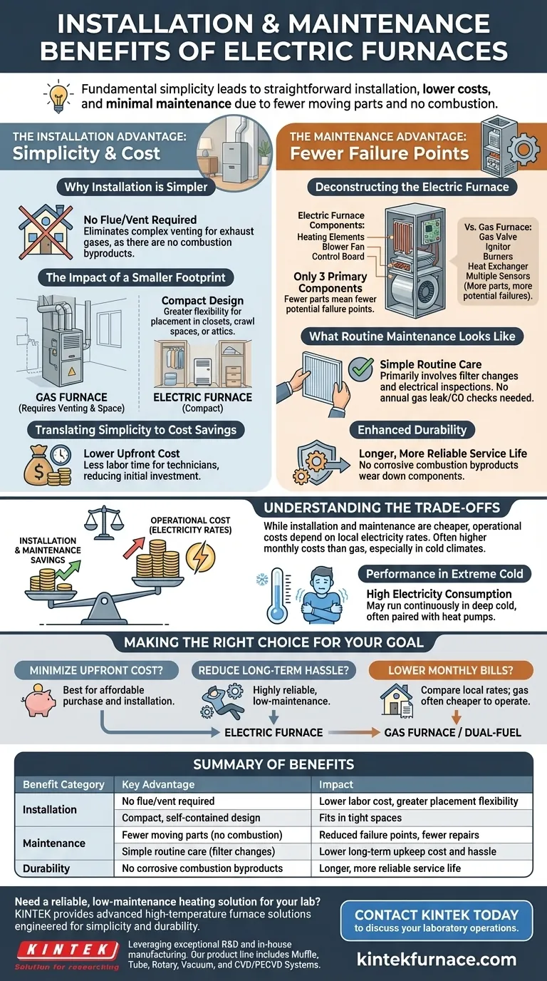 Quali sono i vantaggi di installazione e manutenzione dei forni elettrici? Ottieni un riscaldamento più semplice e a basso costo Guida Visiva