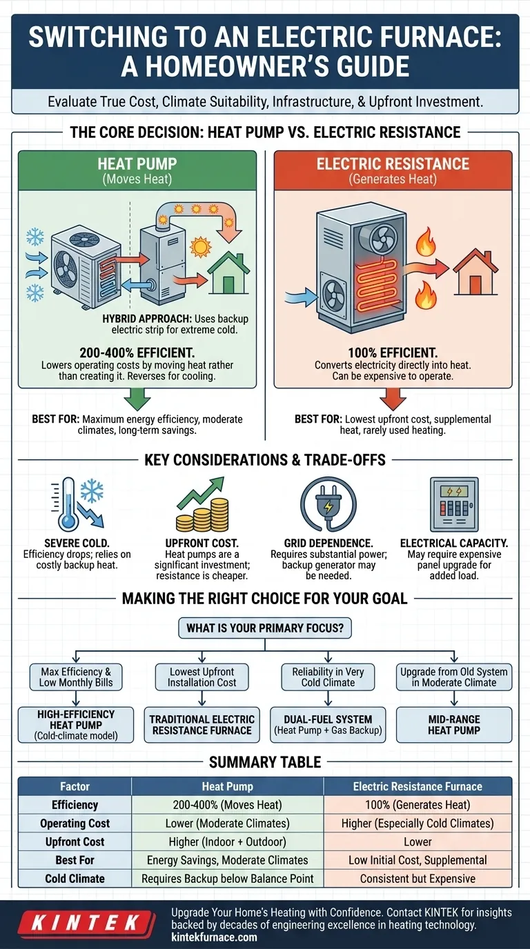What should homeowners consider when switching to an electric furnace? Avoid Costly Mistakes with This Guide Visual Guide