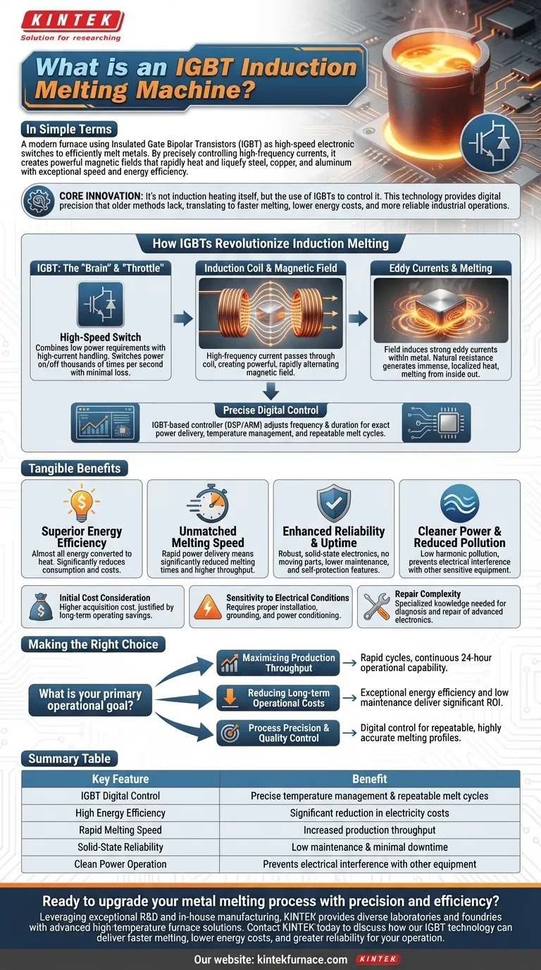 What is an IGBT induction melting machine? Unlock Faster, More Efficient Metal Melting Visual Guide