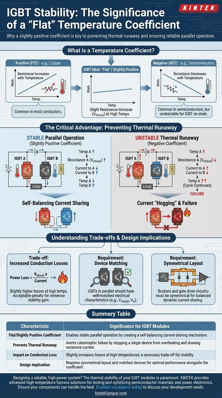Каково значение плоского температурного коэффициента сопротивления в IGBT-модулях? Обеспечение стабильной параллельной работы Визуальное руководство