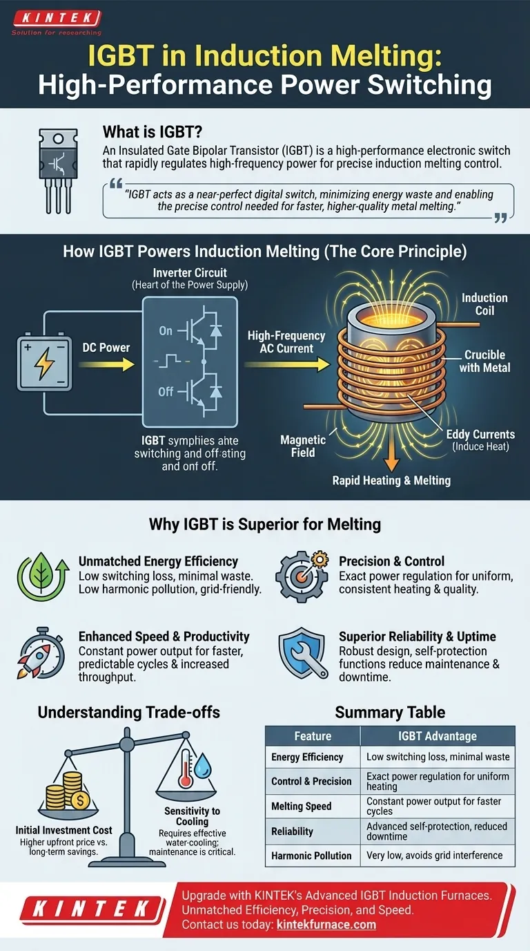 What is IGBT and how does it work in induction melting? Achieve Superior Melting Efficiency Visual Guide