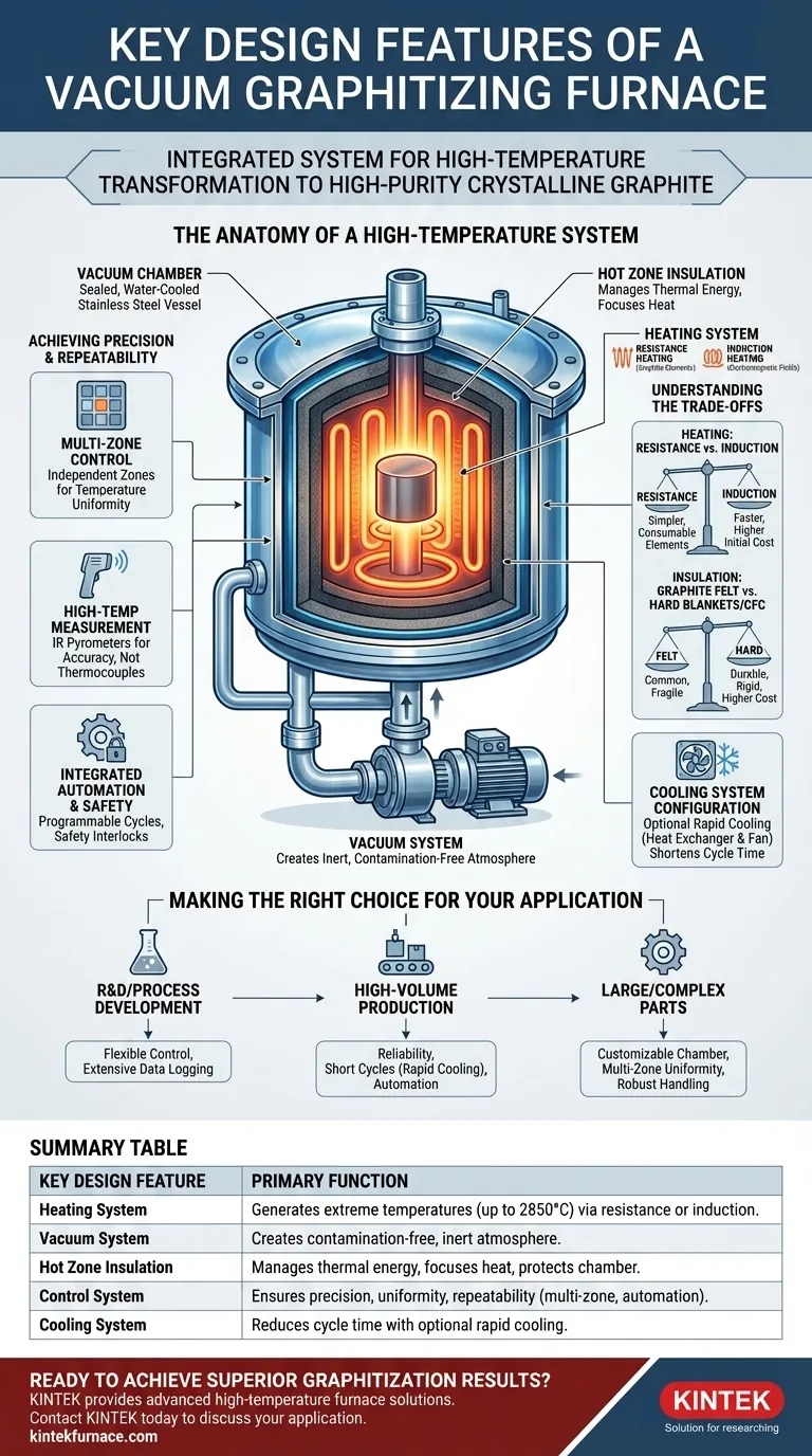 ما هي الميزات التصميمية الرئيسية لفرن التفحيم الفراغي؟ تحقيق التفحيم عالي النقاوة دليل مرئي