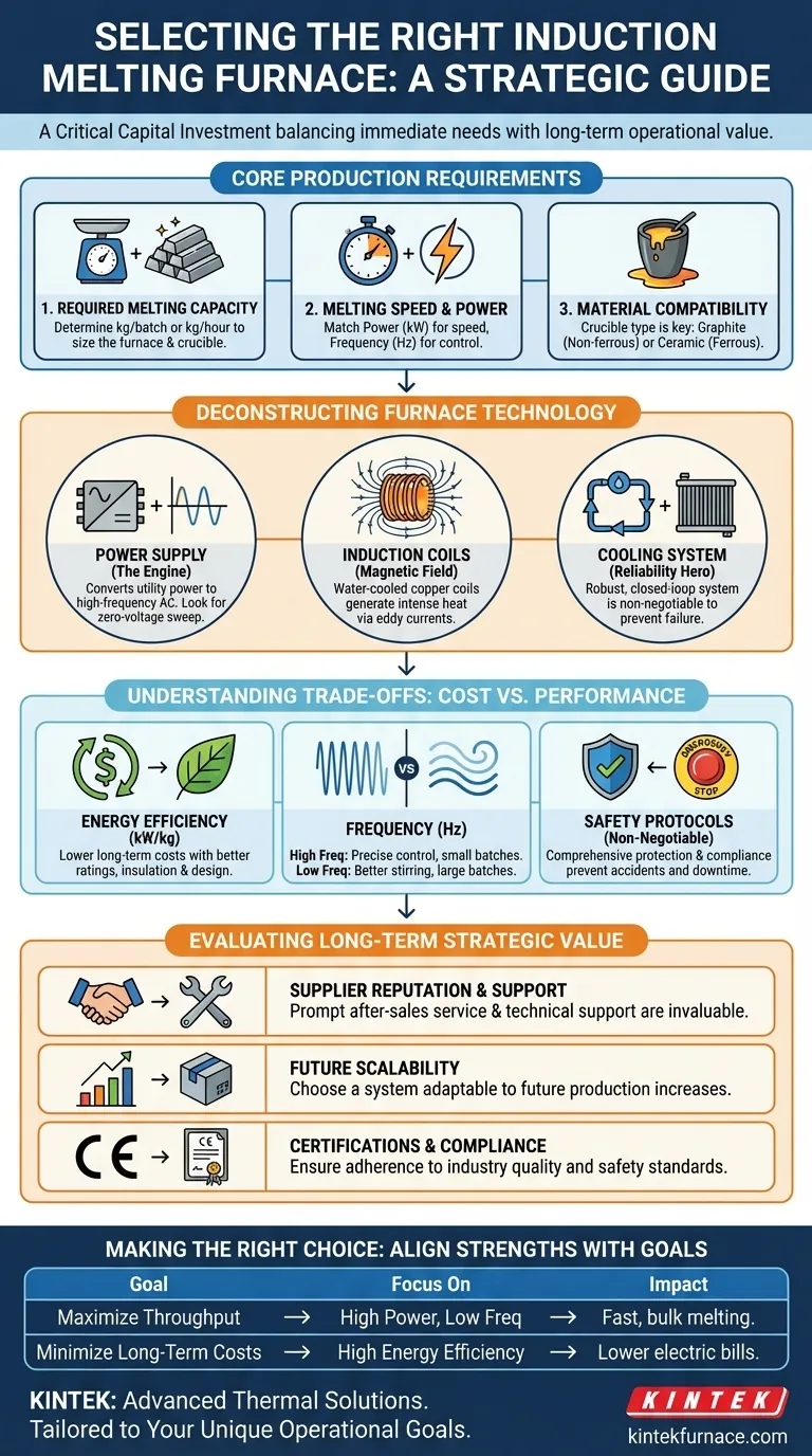 What factors should be considered when selecting an induction melting furnace? A Guide to Maximizing ROI Visual Guide