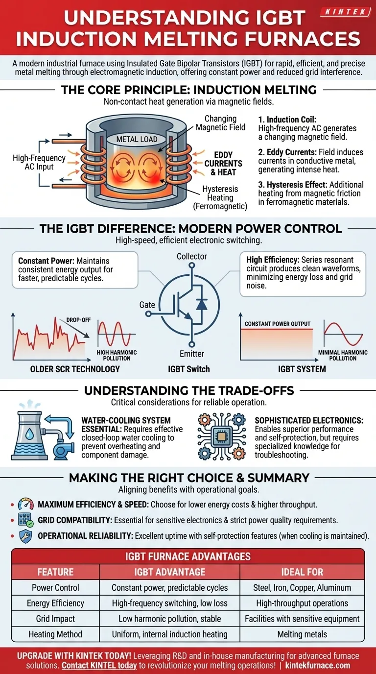 What is an IGBT induction melting furnace? Achieve Faster, Cleaner, and More Efficient Metal Melting Visual Guide
