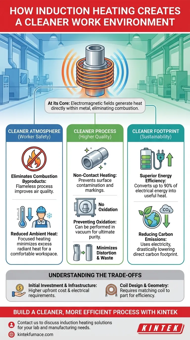 How does induction heating contribute to a cleaner work environment? Boost Quality & Sustainability Visual Guide