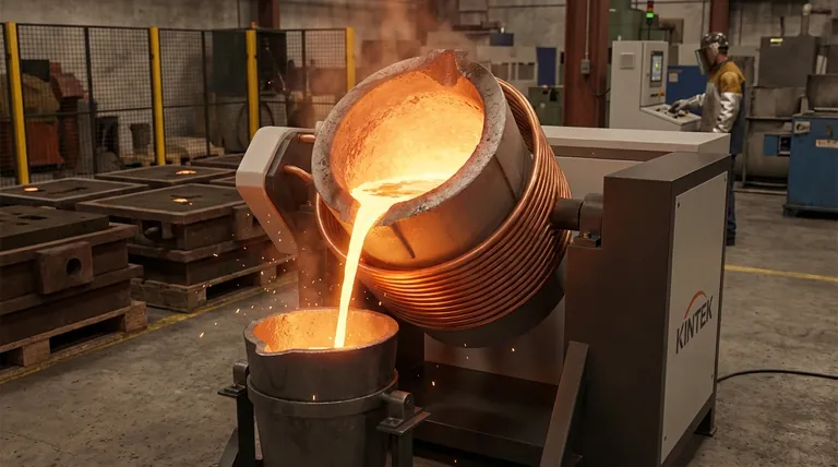 Comment les fours à induction à moyenne fréquence sont-ils utilisés dans la fusion et la coulée des métaux ? Débloquez la précision et l'efficacité