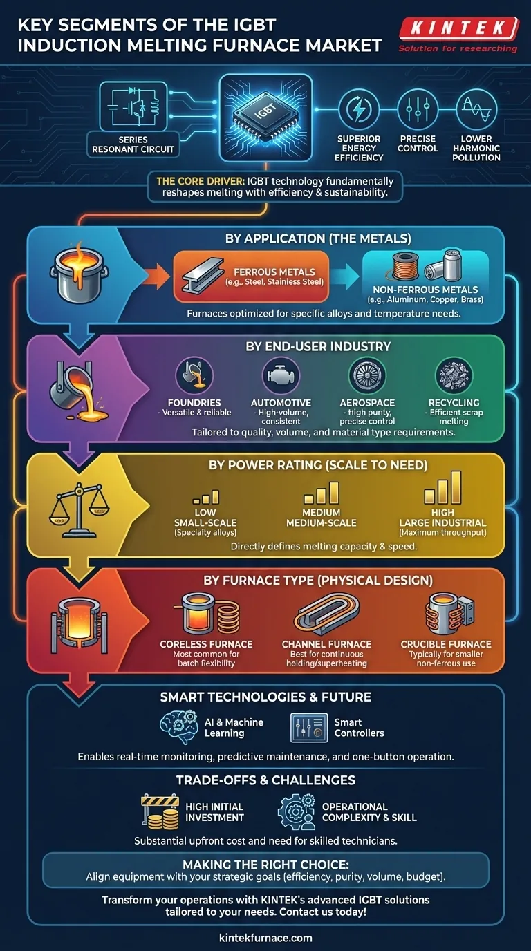 ما هي الشرائح الرئيسية لسوق أفران الصهر بالحث الكهرومغناطيسي التي تعمل بتقنية IGBT؟ دليل لصهر المعادن الحديث دليل مرئي