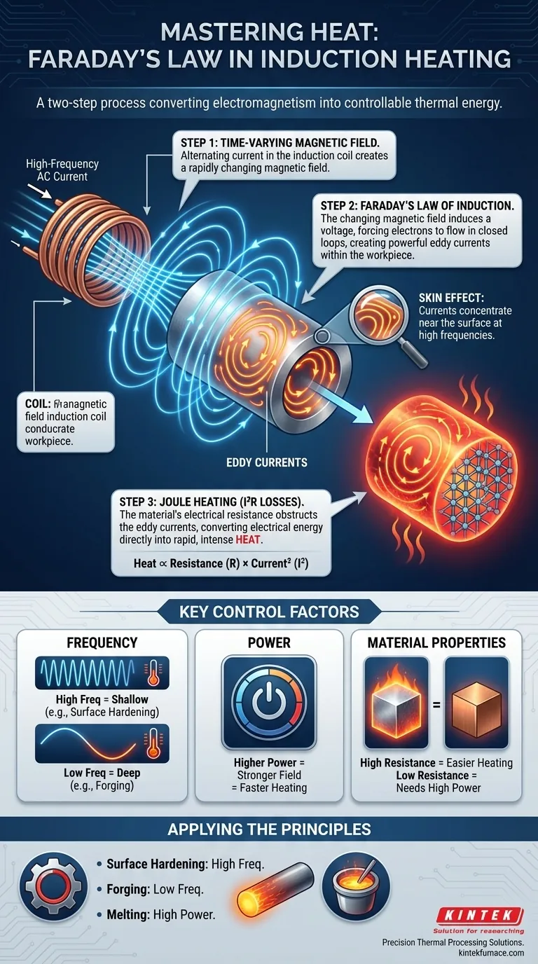 ¿Cómo funciona la Ley de Inducción de Faraday en el calentamiento por inducción? Logre un procesamiento térmico preciso y sin contacto Guía Visual
