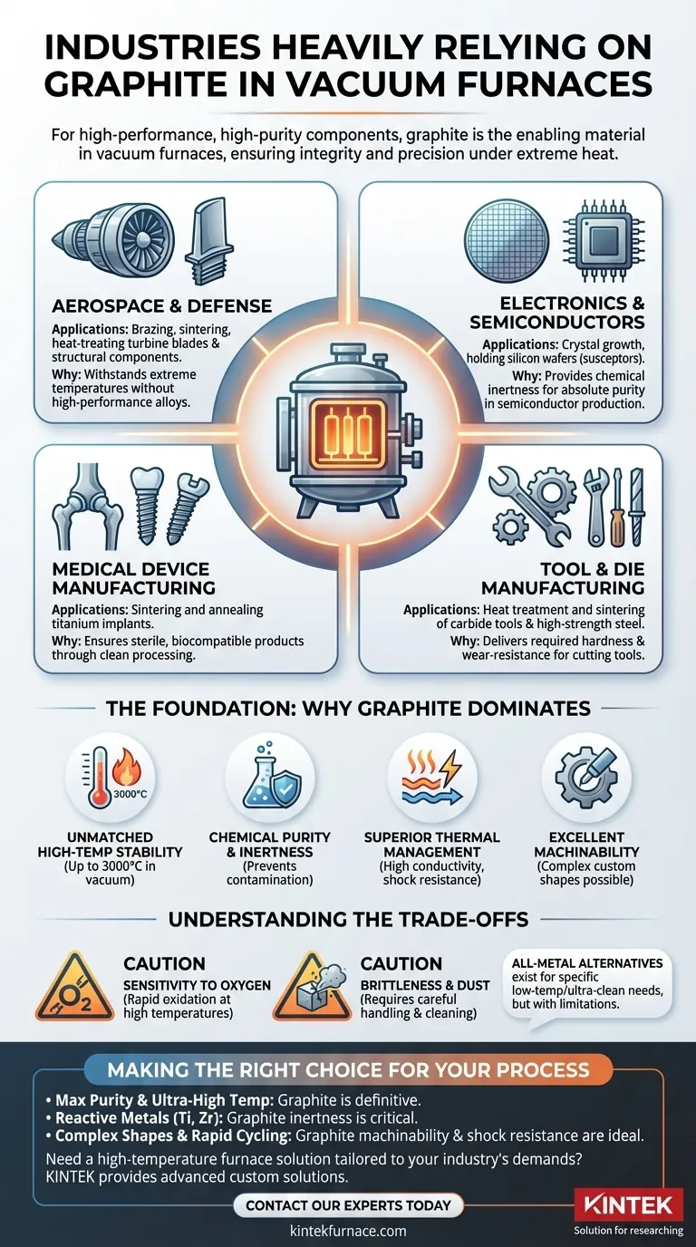 진공로에서 흑연에 크게 의존하는 산업은 무엇입니까? 고성능 제조의 동력 시각적 가이드