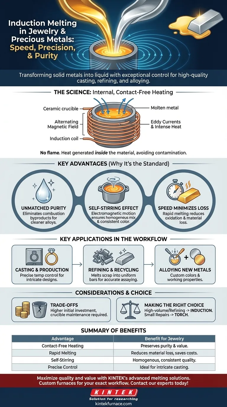 Come vengono utilizzati i forni a induzione nell'industria della gioielleria e dei metalli preziosi? Ottieni purezza ed efficienza Guida Visiva