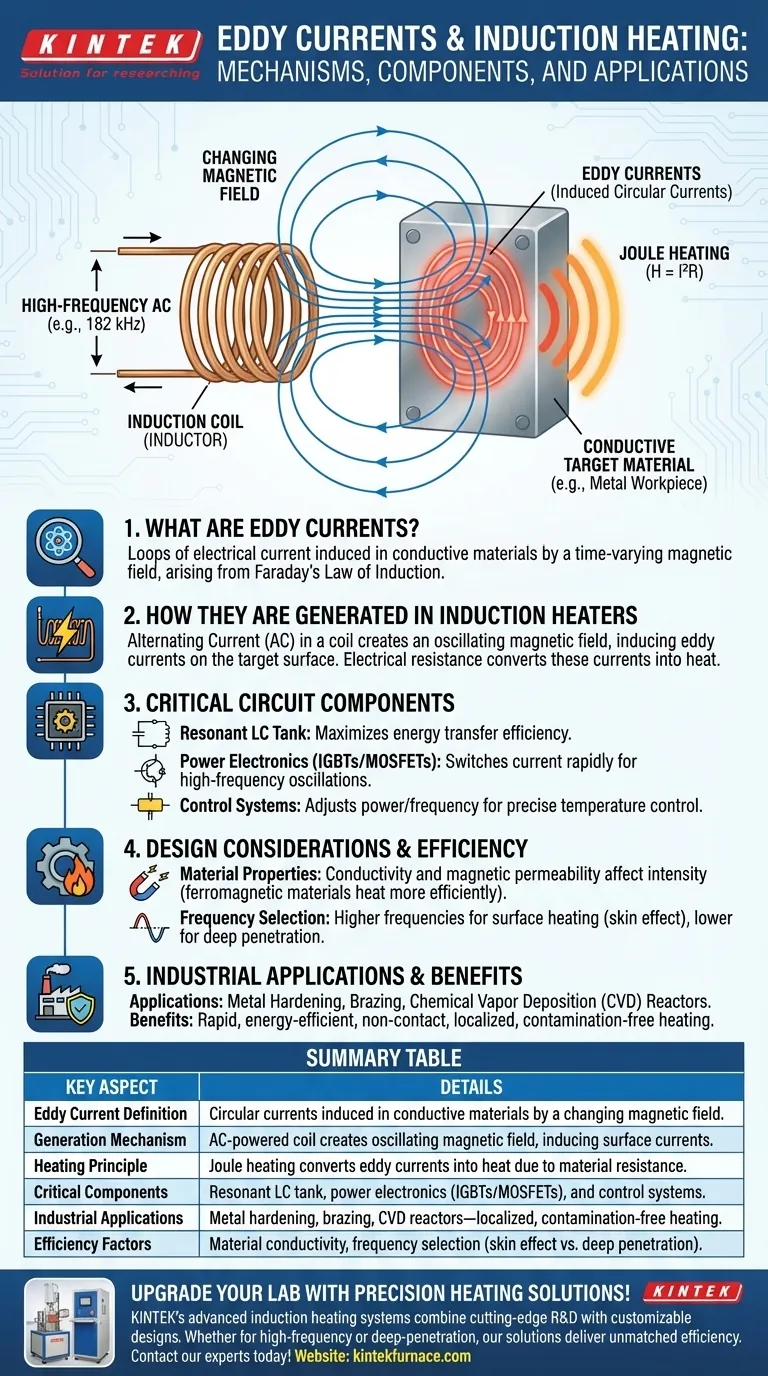 什么是涡流？感应加热器中是如何产生涡流的？| 高效加热原理详解 图解指南