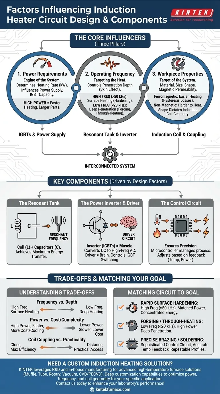 Welche Faktoren beeinflussen das Design von Induktionsheizschaltungen? Optimierung von Leistung, Frequenz und Material für Effizienz Visuelle Anleitung