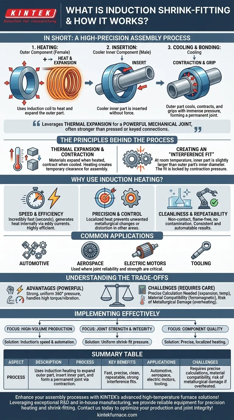 Was ist induktives Einschrumpfen und wie funktioniert es? Beherrschen Sie die Präzisionsmontage mit Induktionserwärmung Visuelle Anleitung
