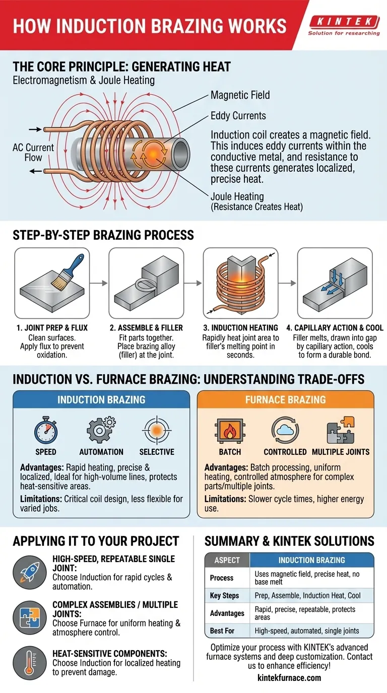كيف يتم اللحام بالنحاس باستخدام التسخين بالحث؟ تحقيق وصلات معدنية سريعة ودقيقة دليل مرئي