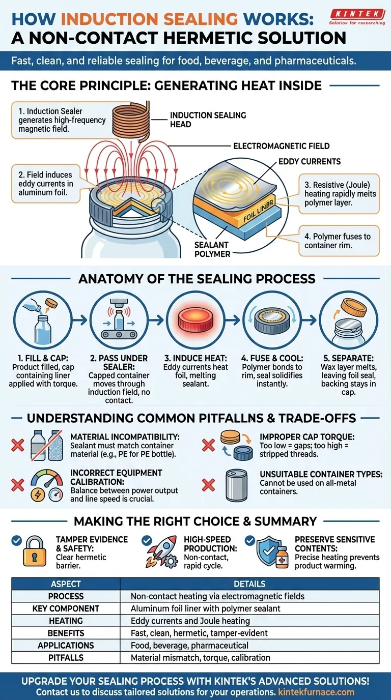 How is induction heating used in sealing containers? Ensure Tamper-Proof Seals for Your Products Visual Guide