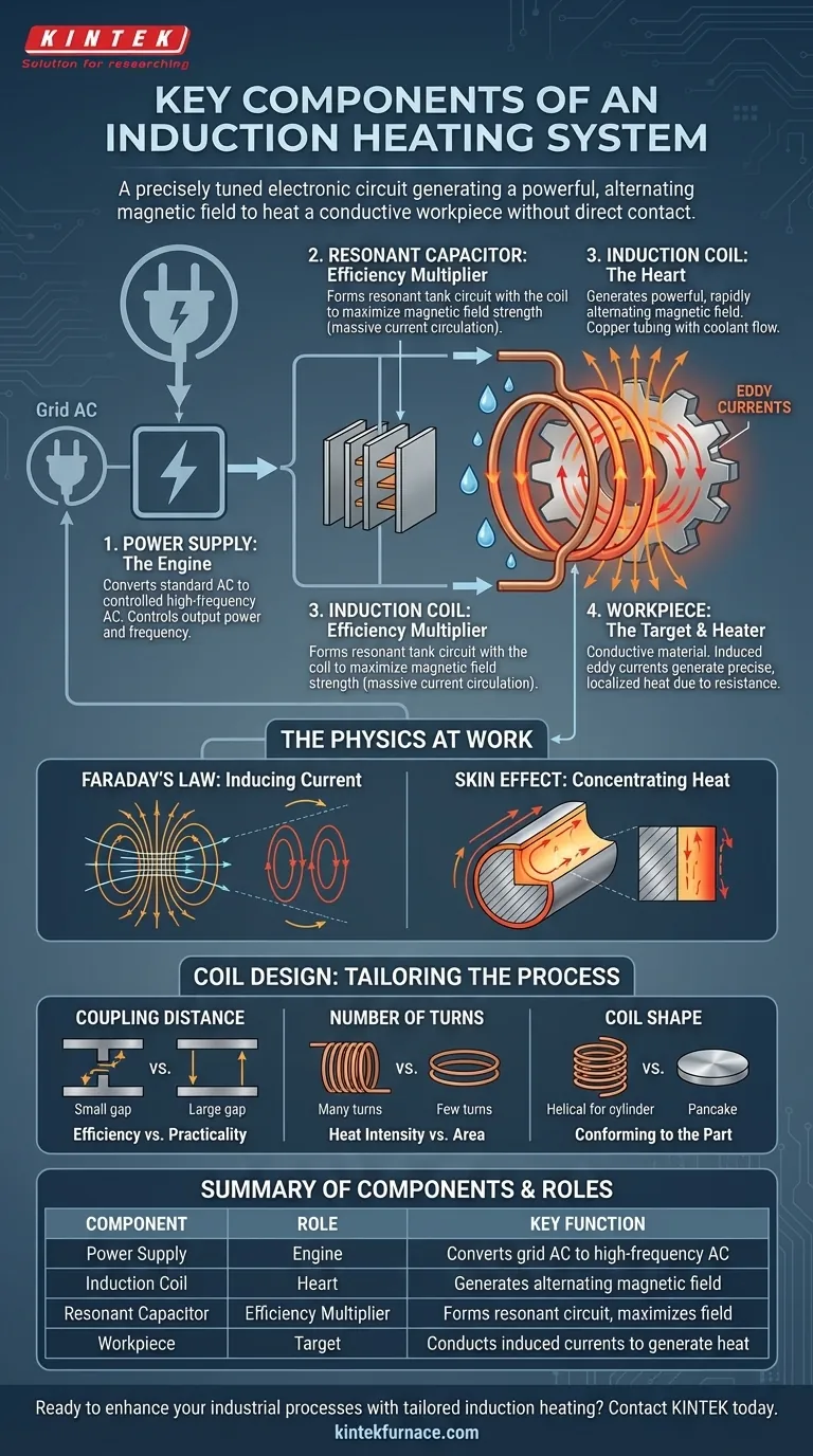 Quais são os componentes chave de um sistema de aquecimento por indução? Domine Soluções de Aquecimento Eficientes e Sem Contato Guia Visual
