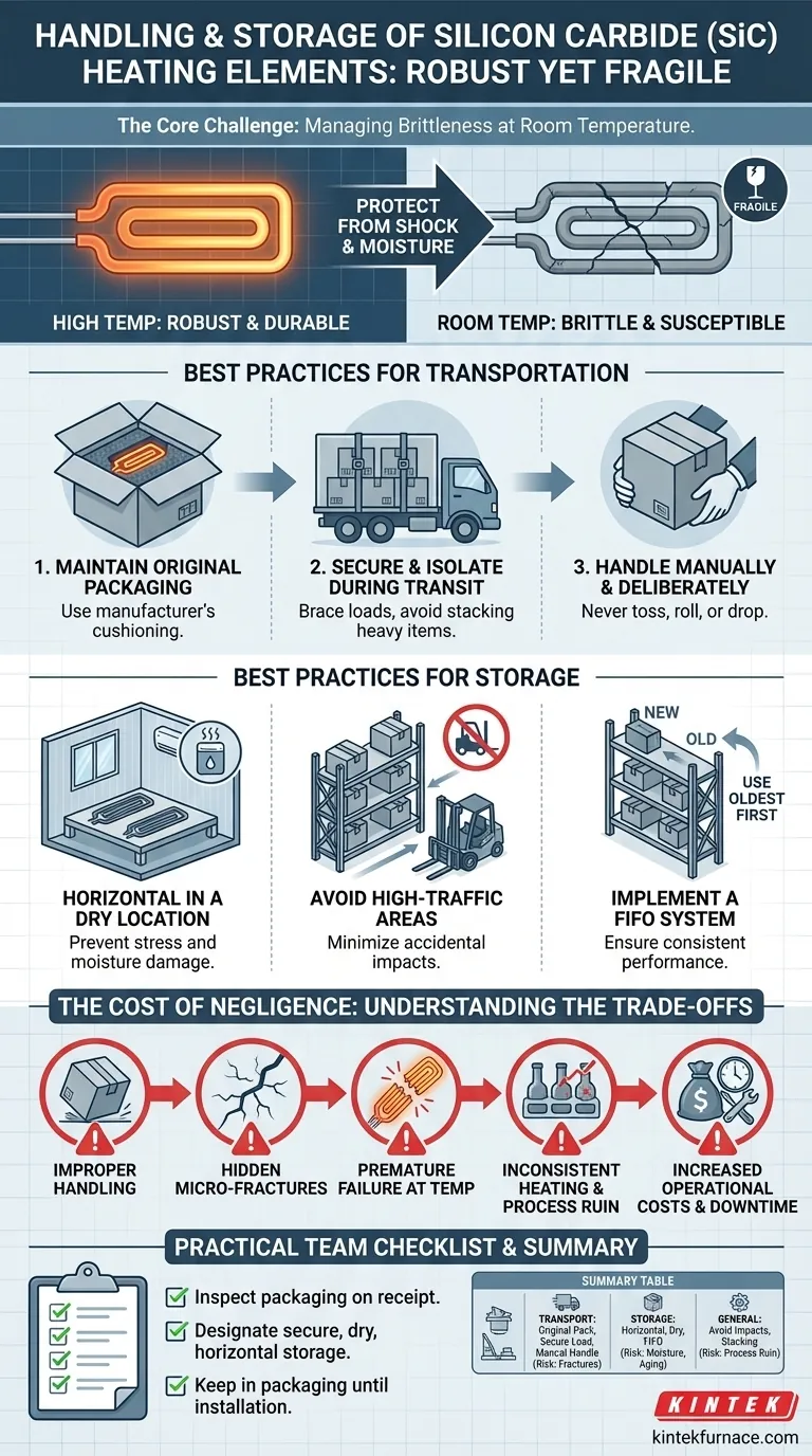 炭化ケイ素（SiC）発熱体の保管および輸送中の取り扱いはどのように行うべきですか？長寿命と信頼性を確保するために。 ビジュアルガイド