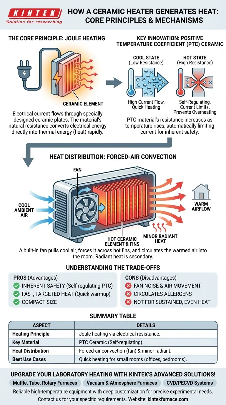 Come genera calore un riscaldatore in ceramica? Scopri la tecnologia PTC sicura ed efficiente Guida Visiva