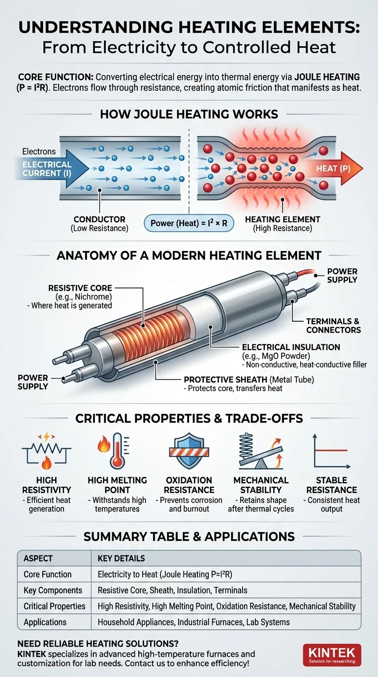 Qual é a função de um elemento de aquecimento? Converter Energia Elétrica em Calor de Forma Eficiente Guia Visual