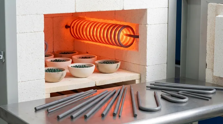 Was sind die beiden am häufigsten verwendeten Heizelemente in modernen Sinteröfen? Wählen Sie MoSi2 oder SiC für Hochtemperaturschritte