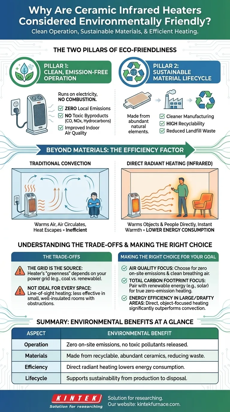 Warum gelten keramische Infrarotheizungen als umweltfreundlich? Entdecken Sie saubere, effiziente Heizlösungen Visuelle Anleitung