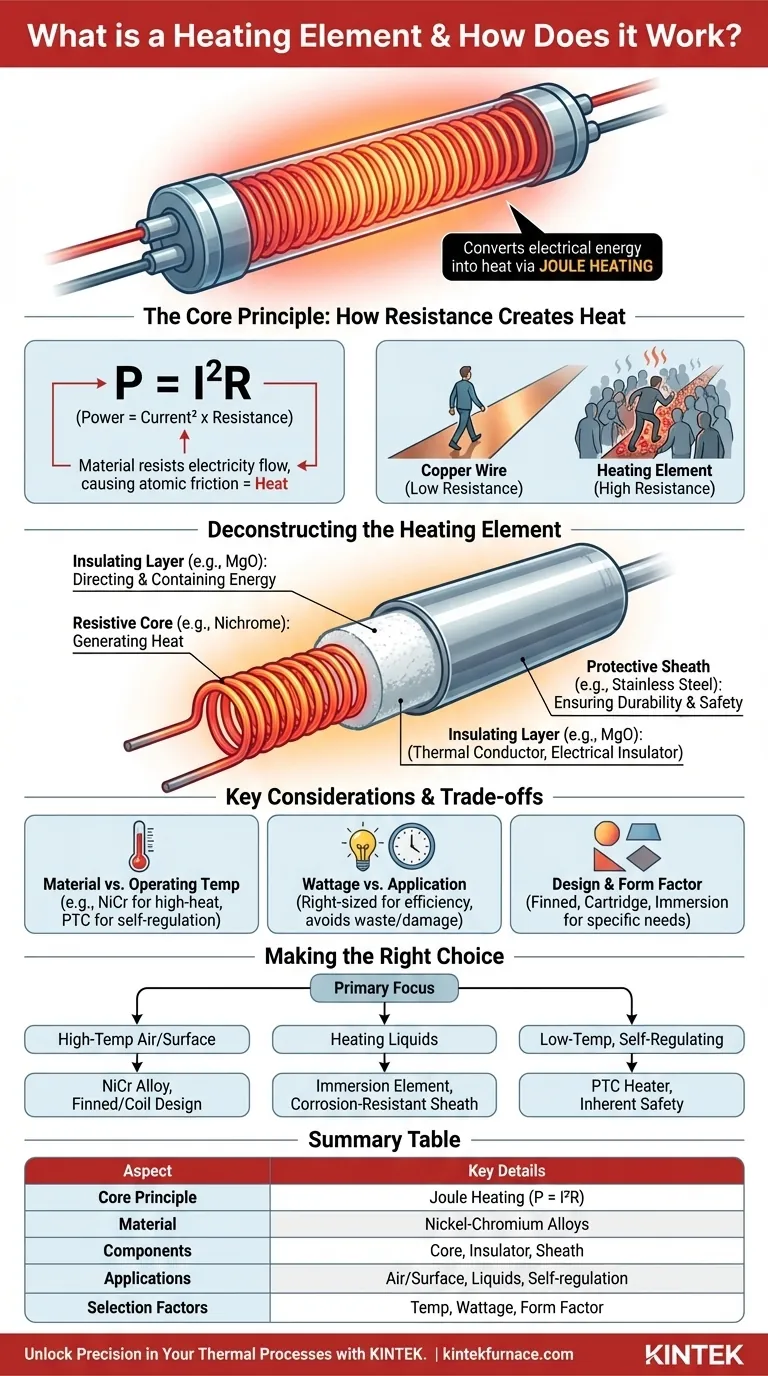 히터(가열 요소)란 무엇이며 어떻게 작동합니까? 실험실을 위한 효율적인 열 발생 마스터하기 시각적 가이드