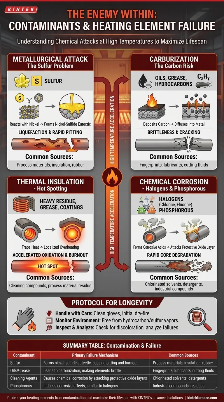 应将哪些污染物远离加热元件，原因是什么？防止灾难性故障并延长使用寿命 图解指南