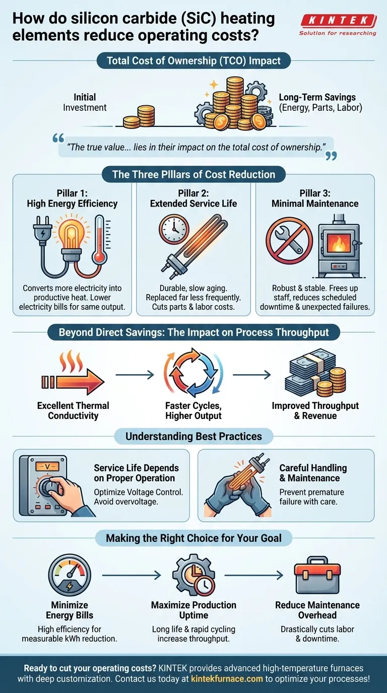 How do silicon carbide heating elements reduce operating costs? Achieve Long-Term Savings and Efficiency Visual Guide