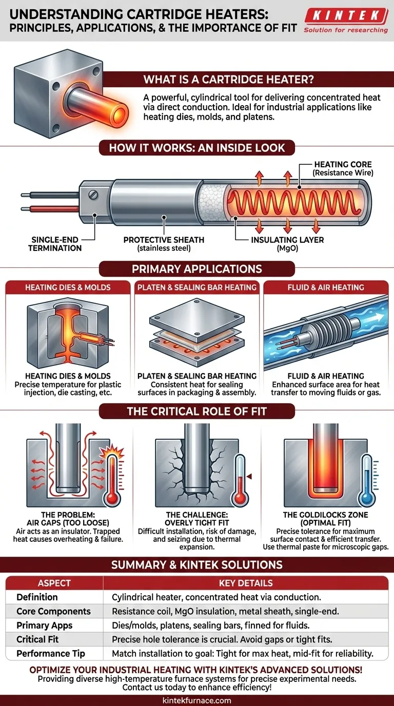 筒式加热器是什么以及如何使用？掌握高效工业加热解决方案 图解指南