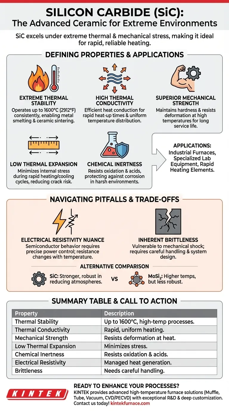 What are the properties and applications of silicon carbide (SiC)? Unlock High-Temperature Performance Visual Guide